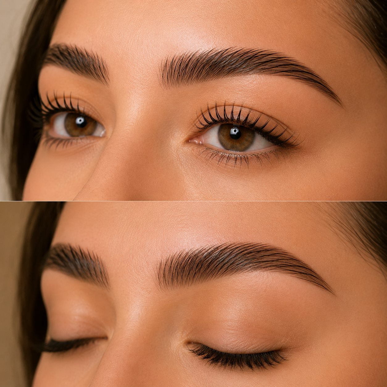 Exempel på PowderBrows utfört på plats